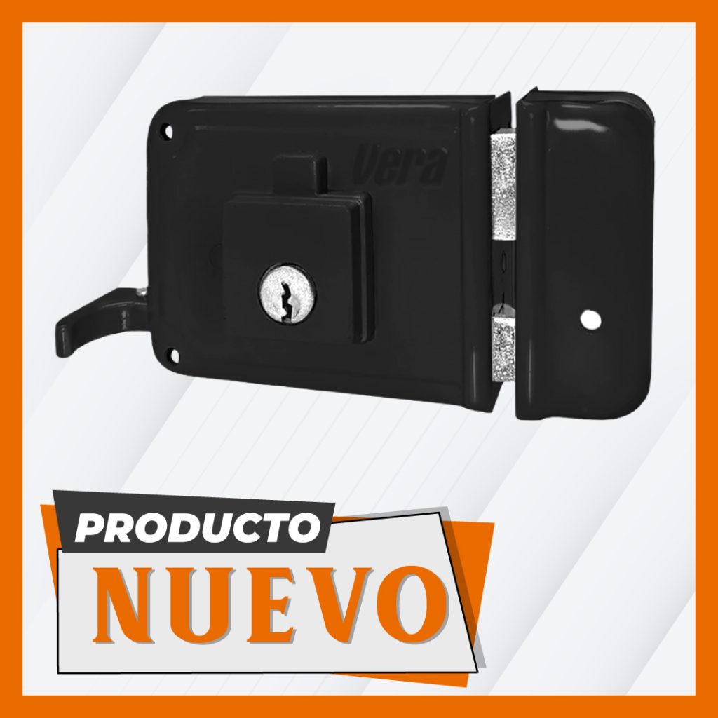 CERRADURA SOBREPONER DERECHA NEGRA (VERA)